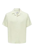 ONLY & SONS - Onskari Resort Ss Shirt Visc Lin 0075 Cs - L&uuml;hikeste varrukatega s&auml;rgid - XS