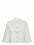 MOS MOSH - Mmpenn Bianco Jacket - L&uuml;hikesed teksap&uuml;ksid - L