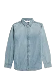 G-Star - Clean Slim Shirt - Teksas&auml;rgid - L