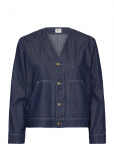 Mads N&oslash;rgaard - Air Denim Pil Jacket - L&uuml;hikeste varrukatega kootud polos&auml;rgid - 38