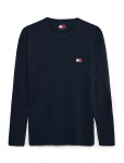 Tommy Jeans - Tjm Reg Badge Tee Ls - Pikkade varrukatega - XXXL