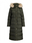 Lauren Ralph Lauren - Faux-Fur-Trim Hooded Down Coat - Polsterdatud mantlid - XS