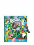 Eeboo - Diary With Lock - Rainforest - V&auml;rvimis- ja meisterdamisraamatud - ONE SIZE
