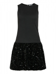 Vila - Vibelieve S/S Mix Sequins Dress/Pty/Ka - L&uuml;hikesed kleidid - L