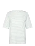 Coster Copenhagen - Silla Stripe T-Shirt - Mid Sleeve - L&uuml;hikeste varrukatega - L