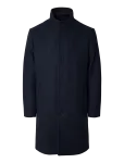 Selected - Slmrainar Wool Blend Coat Noos - Villased mantlid - M