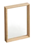 MOEBE - Standing Frame, A5, Black Stained Oak (Fsc 100%) - Raamid - A5