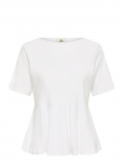 Karen By Simonsen - Kbnooma Peplum Tee - L&uuml;hikeste varrukatega - XXL