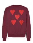 THE ANIMALS OBSERVATORY - Hearts Browned Farnet Bear Sweatshirt - Dressipluusid - 12 Y