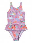 Color Kids - Swimsuit W. Skirt, Aop - Ujumisriided - 116