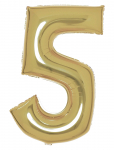 IPK - Number Foil 5 White Gold 86 Cm - Laste s&uuml;nnip&auml;ev - 0