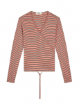 Mads N&oslash;rgaard - 2X2 Cotton Stripe Susi Ls Top - Pikkade varrukatega - XL