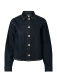 Pieces - Pckarla Ls Denim Shirt D2D Fsy Pp - L&uuml;hikesed teksap&uuml;ksid - XS