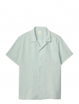 Calvin Klein - Ss Camp Collar Solid Linen Class - L&uuml;hikeste varrukatega s&auml;rgid - XXL