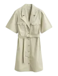 Gant - Utility Belted Ss Dress - L&uuml;hikesed kleidid - 38