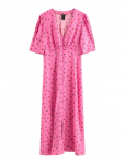 Lindex - Midi Dress With Puff Sleeves - P&otilde;lveni ja midi - M