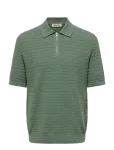 ONLY & SONS - Onsmenu Reg Ss Structure Polo Knit - L&uuml;hikeste varrukatega kootud polos&auml;rgid - S