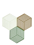 Zone Denmark - Trivet Hexagon 3 Pcs - Potialused - 16X14X2.5CM