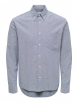 ONLY & SONS - Onsgaton Reg Ls Shirt 0360 Frml - Vabaaja s&auml;rgid - XXL
