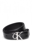 Calvin Klein - Round Ck Buckle 30Mm Belt Smooth - Vabaaja v&ouml;&ouml;d - 100
