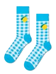 Happy Socks - Gingham Lemon Sock - Tavalised sokid - 41-46