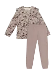 Minymo - Pyjamas Ls Set Aop - Pidžaamakomplektid - 122