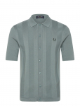 Fred Perry - Tonal Vertical Stripe Shirt - L&uuml;hikeste varrukatega kootud polos&auml;rgid - XXL