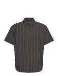 HAN Kj&oslash;benhavn - Washed Stripe Short Sleeve Shirt - Vabaaja s&auml;rgid - 52