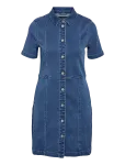 NOISY MAY - Nmnisa S/S Slim Denim Dress Vi534Mb Noos - Teksakleidid - L