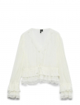 Vero Moda - Vmfeline Ls Short Top Exp - Pikkade varrukatega - M
