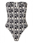 Malina - Signature Gold Embellished Bandeau Swimsuit - Ujumisriided - M