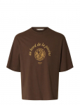 Selected - Slhboxynorman Graphic Ss O-Neck Tee - L&uuml;hikeste varrukatega - XL