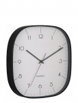 KARLSSON - Wall Clock Grato Cuadrado Warm Grey W. Black - Seinakellad - H 29CM