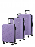 American Tourister - Jetdriver 3.0 3 Pc Set A Fondant Pink - Piloodi- ja &auml;rikohvrid - ONE SIZE