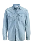 Jack & Jones - Jjewestern Jjshirt At 187 Noos - Teksas&auml;rgid - L
