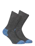 Alpacasocks&Co - Merino Cashmere Ribbed Crew 1-Pack - Tavalised sokid - 39-42
