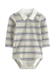 Lindex - Bodysuit With Rugby Design - Pikkade varrukatega - 68