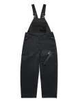 Stutterheim - Space Bib Trouser Matte Black - Cargo-p&uuml;ksid - L