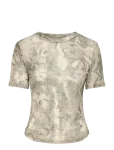 ONLY - Onllyri S/S O-Neck Top Aop Cs Jrs - L&uuml;hikeste varrukatega - XS