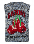 Ganni - Heavy Wool Handknit Vest - Kootud vestid - M