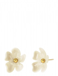 Edblad - Wildflower Studs Gold/White One Size - Needid - ONE SIZE