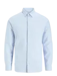Jack & Jones - Jjejoe Structure Shirt L/S Noos - &Auml;ris&auml;rgid - XXL