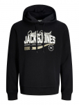 Jack & Jones - Jjelogo Sweat Hood 2 Col Aw26 Sn - Kapuutsiga pusad - M