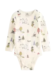 Lindex - Moomin Long-Sleeved Bodysuit - Pikkade varrukatega - 74
