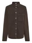Pieces - Pcsilke Ls Shirt Dnm Bc - Pikkade varrukatega - XL