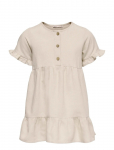 Kids Only - Kmgannabell S/S Linen Dress Pnt - L&uuml;hikeste varrukatega vabaajakleidid - 104