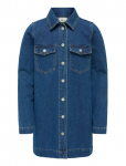 Kids Only - Kogbelle L/S Short Dress Dnm Gua - Pikkade varrukatega vabaajakleidid - 128
