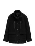 Tom Tailor - Wool Jacket With Stand-Up Insert - Villased jakid - XL