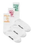Jack & Jones - Jaclogo Food Tennis Socks 3 Pack - Tavalised sokid - ONE SIZE