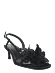 ROTATE - Mid Heel Flower Satin Sandal - Kontsaga sandaalid - 41